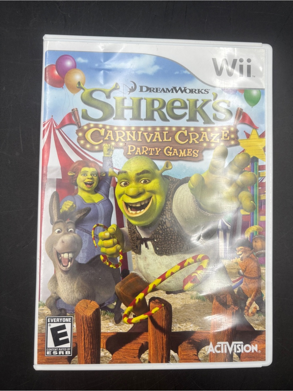 Shrek's Carnival Craze Party Games (Nintendo Wii, 2008) - Complete In Box (CIB)